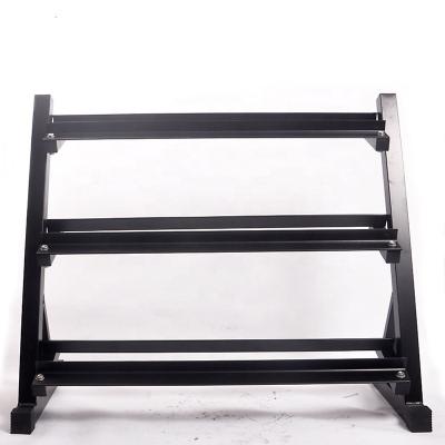 China Newest 3 Layers Steel Hex Steel Dumbbell Rack Shelf Rack for sale