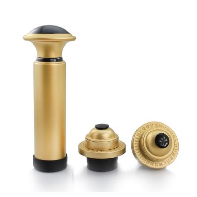 China Vacuum Vacuum Wine Stopper with a Pump Set for Wine Lover Family for sale