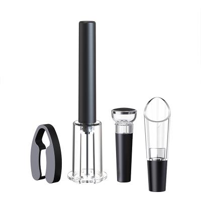 China ABS 4in1 Air Pressure Wine Opener Set Wine Accessories Gift For Wine Lover Family for sale