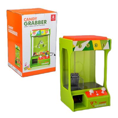 China Toys Mini Claw Machine For Kids Promotional Candy Toy Grabber Machine With USB Connection for sale