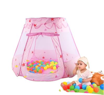 China Sports Toy The Girl Pink Princess Castle Children's Tent Kids Play Pop Tent House for sale