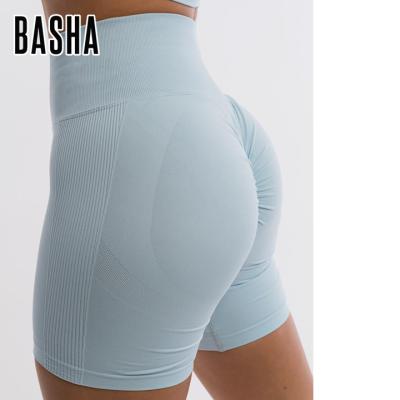 China Plain BASHAsports Outdoor Fitness Workout Gaiters Crac! crack! of pants breathable seamless pantyhose butt with crack! crack! the end for sale