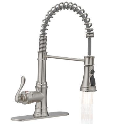 China Mix Hot And Cold Modern BWE Kitchen Sink Faucet Pull Down Kitchen Faucet With Pull Down Sprayer for sale