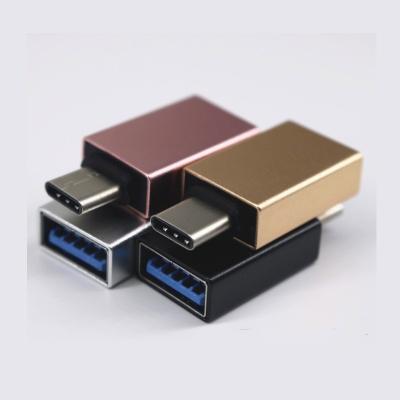 China MP3/MP4 Player USB Type C to USB 3.0 Adapter Type-C Male to OTG USB3.0 Female Converter for Smartphone Laptop Computer for sale