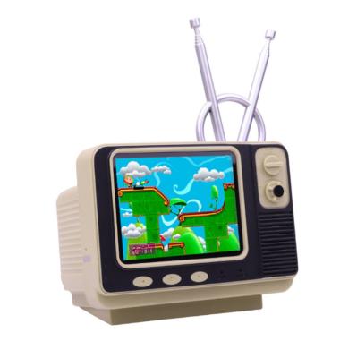 China Game Playing GV300 3inch Retro Mini TV Console Element 108 In 1 Video Classic Game Handheld Player Game Console With Two Gamepads for sale