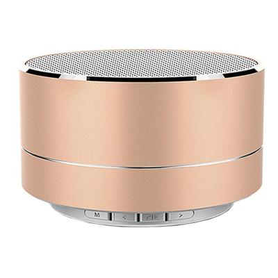 China Wireless Charger For 2020 Aluminum Speaker System A10 Mini Portable Wireless Car Speaker Home Theater Metal Mobile Phone Factory Price With LED for sale