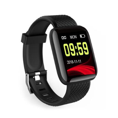 China MP3 Playback Smartband Pedometer Smartwatch 116 Plus Fitness Sports Wristband Wristband Watch Blood Pressure Measurement Watches for sale