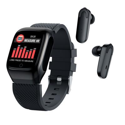 China MP3 Playback Sport Tracker New S300 Smartwatch Earbuds Handsfree Tws With Smart Watch 2 In 1 Wireless Earphone for sale