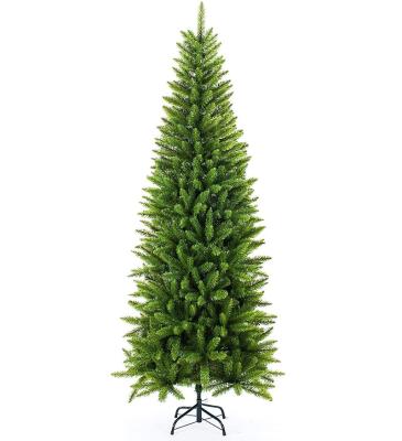 China Lifelike Slim Classic Pine Fir Artificial Christmas Tree For Decoration for sale