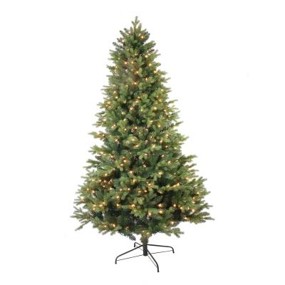 China Holiday/Party/Home/Decoration PE PVC 6ft 7ft 8ft 9ft Slim Pre Lit Artificial Christmas Trees With Led Lights for sale