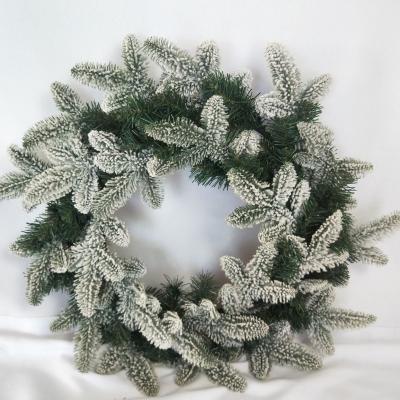 China 2020 new arrivals beautiful and artificial artificial two color flocking garland for sale