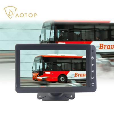 China RGB Aotop 7 Inch Car Monitor 1024*600 IPS HD Pickup Truck Rear View Monitor AHD 3 Ways HD Video Signal Reversing Help Image For Truck for sale