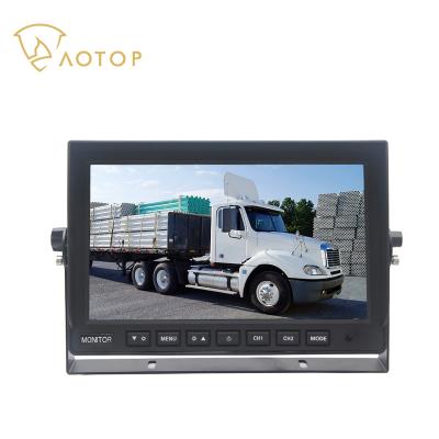 China RGB 10.1 Inch IPS LCD Display Car Monitor 2Ch Video Signal Reversing Image Vehicle Blind Spot Security Monitoring With Backup Camera for sale