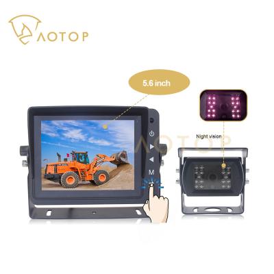 China Waterproof 5.6 Inch Reversing Image System CVBS 12-24V Rear View Monitor And Truck Reverse Blind Zone Camera Auxiliary Monitoring System for sale