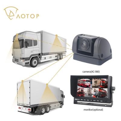 China WDR HDR HD Front Rear Side View Truck Roof Install Camera AHD IP69K PAL System Reverse Blind Zone Video Signal Camera For Truck for sale