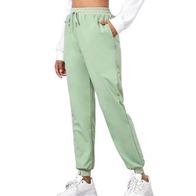 China Breathable High Quality Casual Jogger Women Sweatpants Long Cotton Gym Fitness Pants for sale