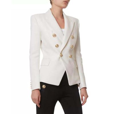 China casual blazer Autumn And Winter Formal Anti-wrinkle Factory Price Street Wear Double-Breasted Blazer for sale