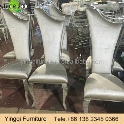 China Wholesale Wedding Hotel Chair Stainless Steel Throne Chair for sale