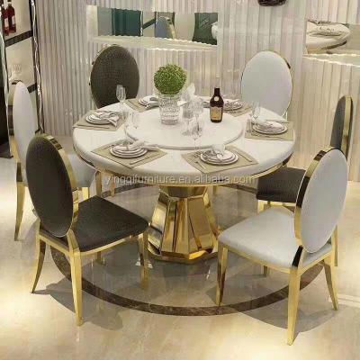 China Hotel Chair Modern Design Luxury Stainless Steel Wedding Dining Chairs for sale