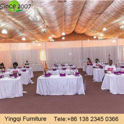 China Soft Ply Taffeta Tablecloth For Wedding Decoration for sale