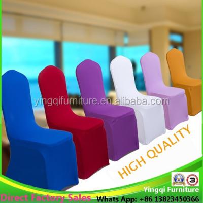 China Cheap Wholesale Fancy Spandex Chair Covers Wedding Chair Covers for sale