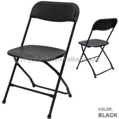 China Hotel chair wedding outdoor plastic folding chair and table for sale