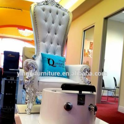 China Cheap Royal Beaty Barber Shop Furniture King Queen Throne Foot Spa Massage Chairs for sale