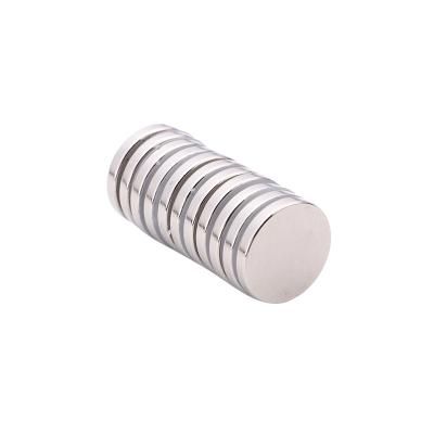 China Super Strong Powerful Round Neodymium Magnet Iron Boron High Tensile Magnet for sale