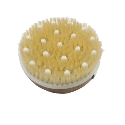 China EXFOLIATING Shower Amazon Hot Sale Wet Or Dry Exfoliating Massage Scrub Wooden Skin Brush for sale