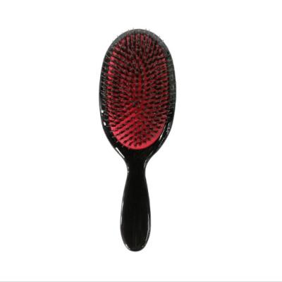 China Cushion Black Plated Nylon Bristle All-Purpose Hair Brush For Daily Brushing for sale