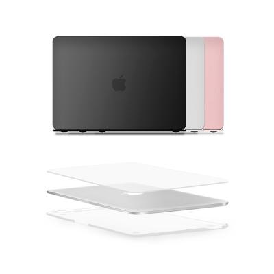 China High Quality Eco-Friendly PC Laptop Accessories Custom Logo Hard Plastic Pink Back Cover 11 12 13 15 16 Inch Case For Macbook Air and Pro for sale