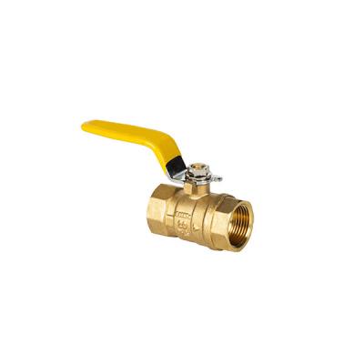 China Port to Bore Brass Ball Valve Commercial Oil/Gas High Pressure Kitchen Valve Brass Forged Brass Ball Valve For Home Kitchen for sale