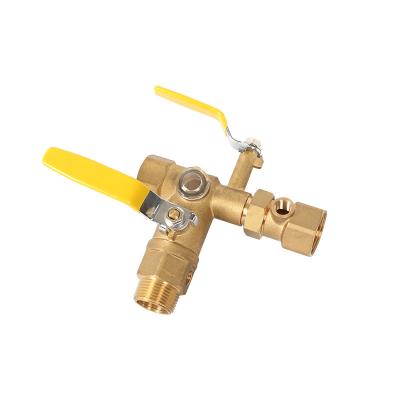 China General Multifunctional Brass Fire Angle Valve For Fire Hydrant With PT Thread for sale