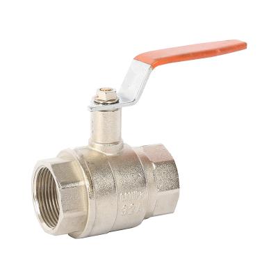 China Female Thread General Gauge Brass Ball Valve With Extended Neck for sale