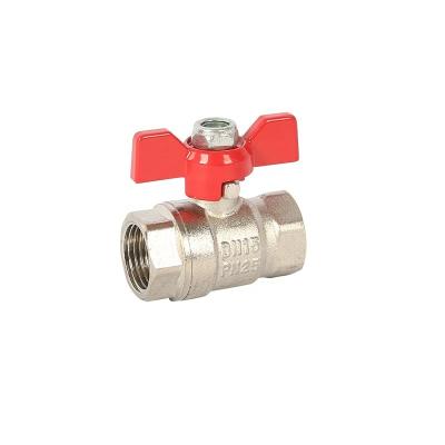 China General Yuhuan factory valve FB handle femalel thread BSP brass thread CW617N ball valve for sale