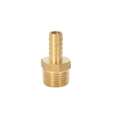 China General Customized Air Hose Connector Male Thread Brass Hose Burrs Fitting Custom Fit for sale