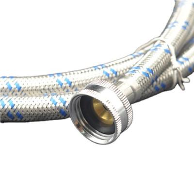 China Modern Stretch Plating Stainless Steel Double Lock Flexible Shower Hose for sale