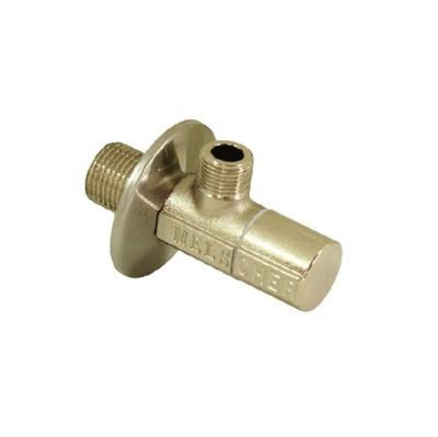 China New good quality angle brass stop valve general hot sale heavy type design for toilet for sale