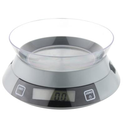 China Weight Measuring Digital Professional With Universal Plastic Bowl Kitchen Scale for sale