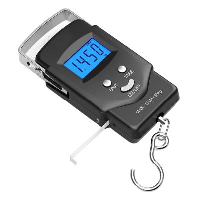 China Weight Measuring Silvercrest Digital Balanzza 110lb Commercial Electronic Luggage Scale Portable Luggage Scale for sale