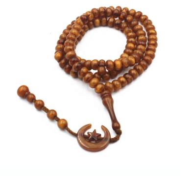 China CLASSIC Islamic 99 Prayer Beads Pilgrimage Prayer Beads Tezbiha Resin Beads Islam Muslim Rosary Bracelet for sale