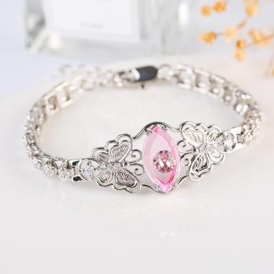 China FASHIONABLE Factory Wholesale New Color Jewelry Bangle Eye Bracelets 2021 Silver Plated Adjustable Women for sale