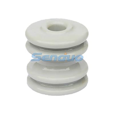 China Porcelain Standard ANSI 53-3 Electrical Porcelain Coil Ceramic Insulators for sale