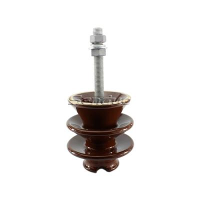 China 20kV High Voltage Pin Porcelain Insulator With Spindle for sale