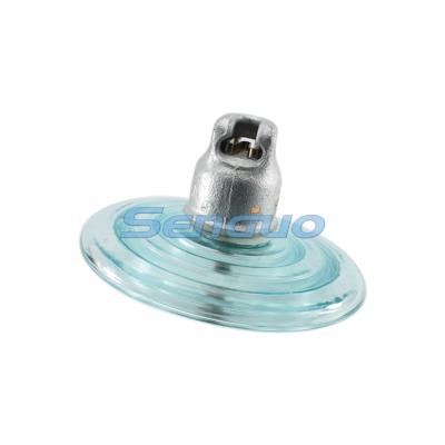 China Standard 120kN Glass Suspension Glass Disc Insulator for sale