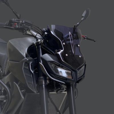 China Motorcycle Parts Motorcycle Windshield Racing Windshield Wind Deflector Sun Shade Windshield For YAMAHA MT-09 FZ-09 2017-2020 Dark Gray for sale