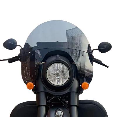 China Motorcycle Parts Front Windshield Motorcycles Windshield Wind Deflector For INDIAN CHIEF CHIEF 2014-2019 Vintage Dark Horse Classic for sale