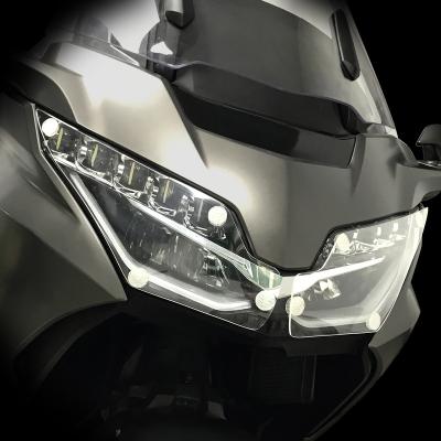 China Protective Cover Light Motorcycles Eadlight Glass Acrylic For HONDA TOUR 2018-2021 GOLD WING1800 GL1800 GL1800B F6B DCT for sale