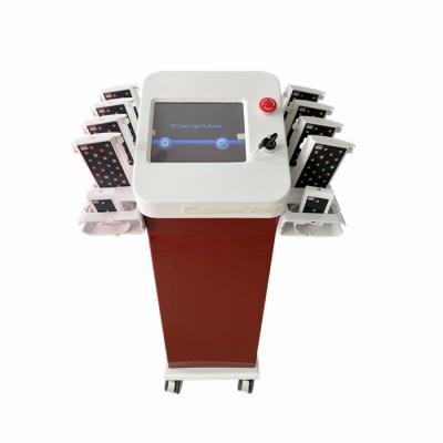 China 5D weight loss lipo laser 650 780 808 940 980nm mitsubishi 60 diode lipo 12 pad machine for sale