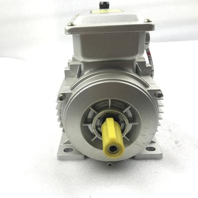 China supplied drip-proof by running YEJ-90S-4P 1.1KW 1.5hp three phase high quality electric motor with brake for sale